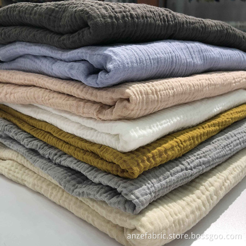 100%cotton double  gauze fabric